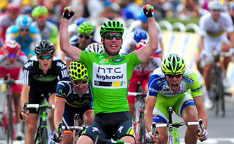 Mark Cavendish snuppede den fjerde sejr