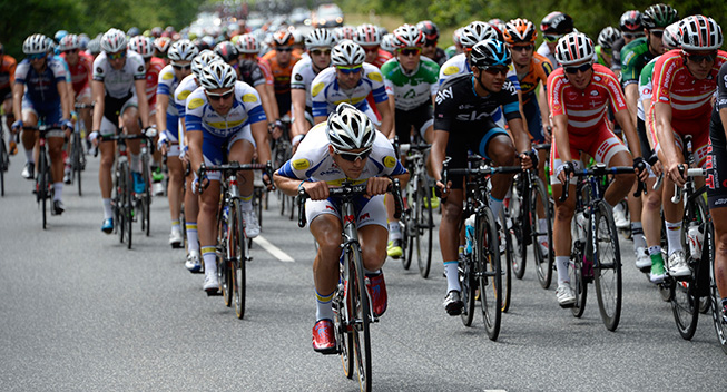 PDR 2015 2 etape peloton Topsport Vlaanderen