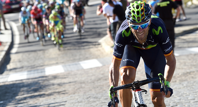 Hattrick-helt: Valverde tager sejren i Flèche Wallonne