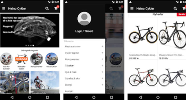 Danmarks første cykelhandler app: Heino Cykler sætter standarden  Motionsfeltet.dk